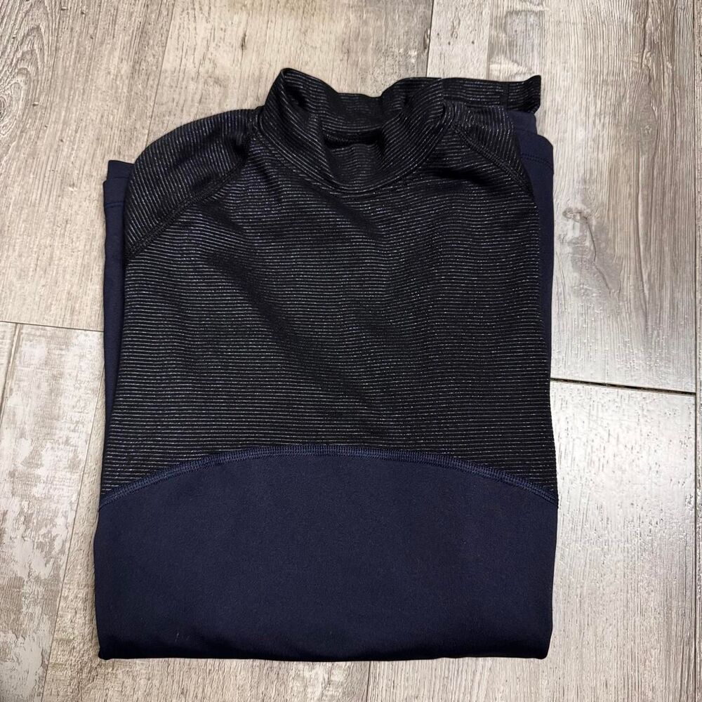 Nike Women's Navy and Black Shirt